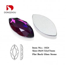 DZ 1024 Navette Shape Flatback Stone Crusyal Stone DZ 1024 Navette Shape Flatback Stone Crusyal Stone